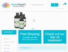 Tablet Screenshot of innovimport.com